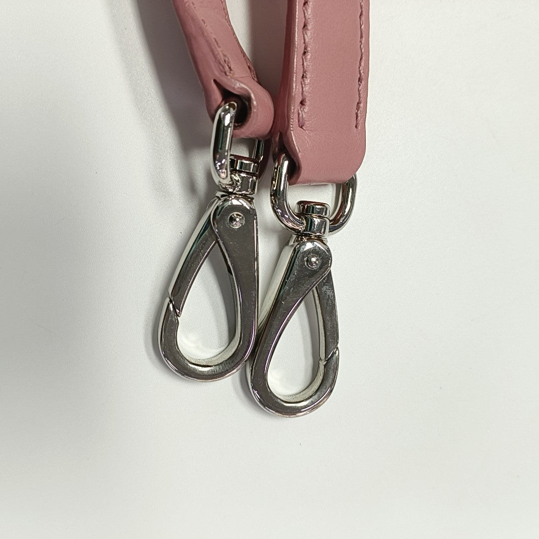 Straw Tote Bag Pink