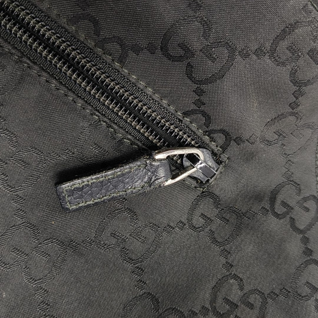 Monogram Canvas Backpack Black