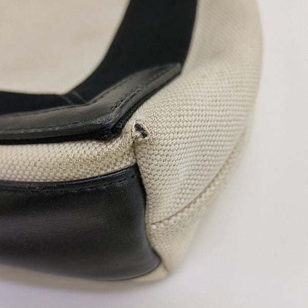 Navy Mini Canvas White