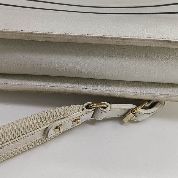 Calfskin Top Handle Bag White