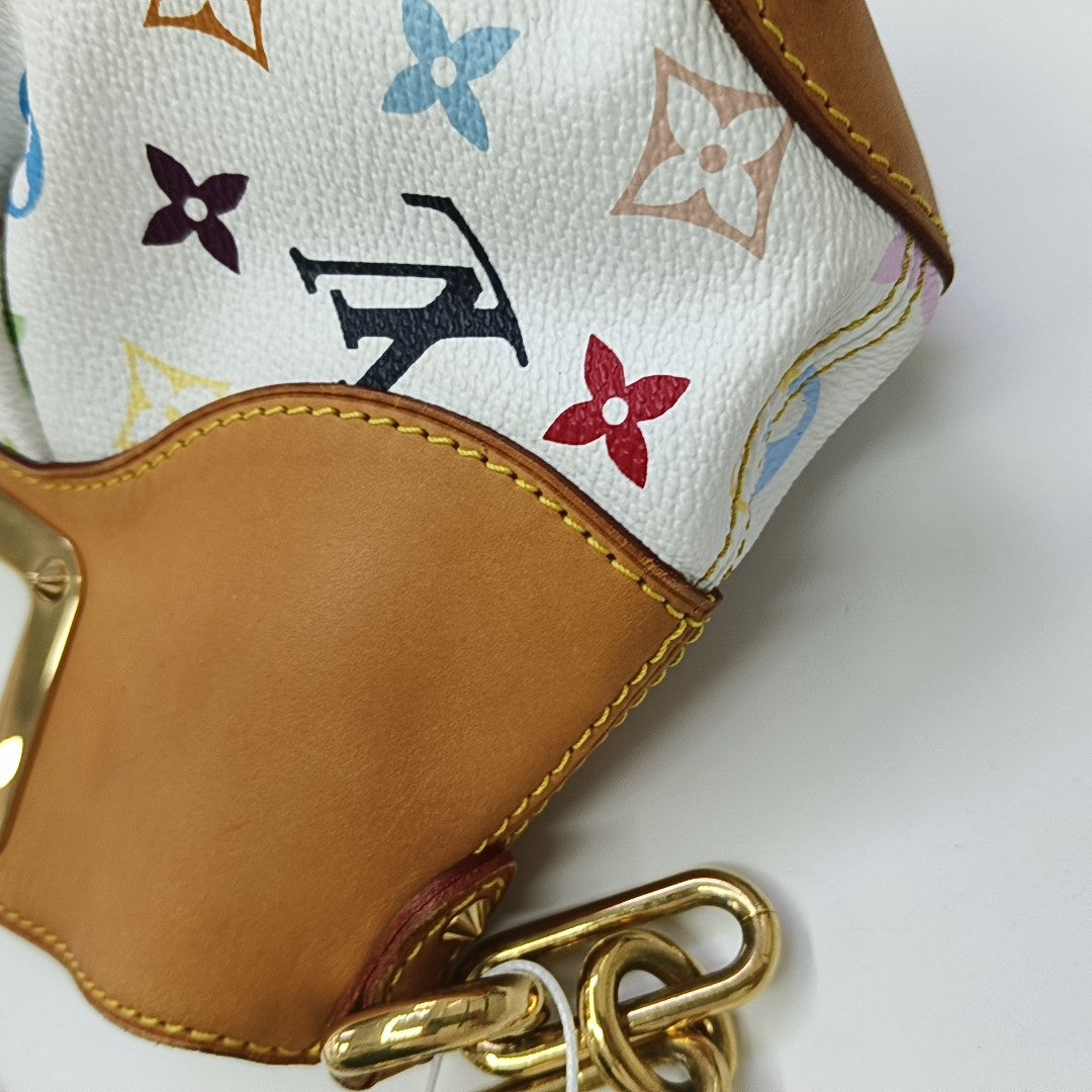 LV × TM JUDY PM Monogram Coated Canvas White