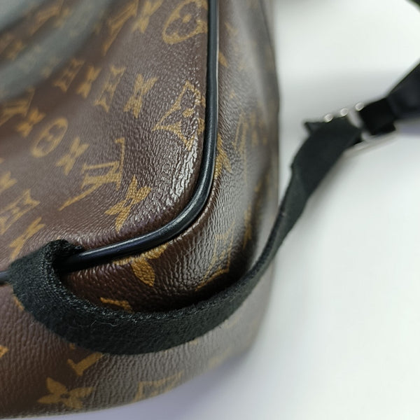 JOSH Monogram Coated Canvas Brown