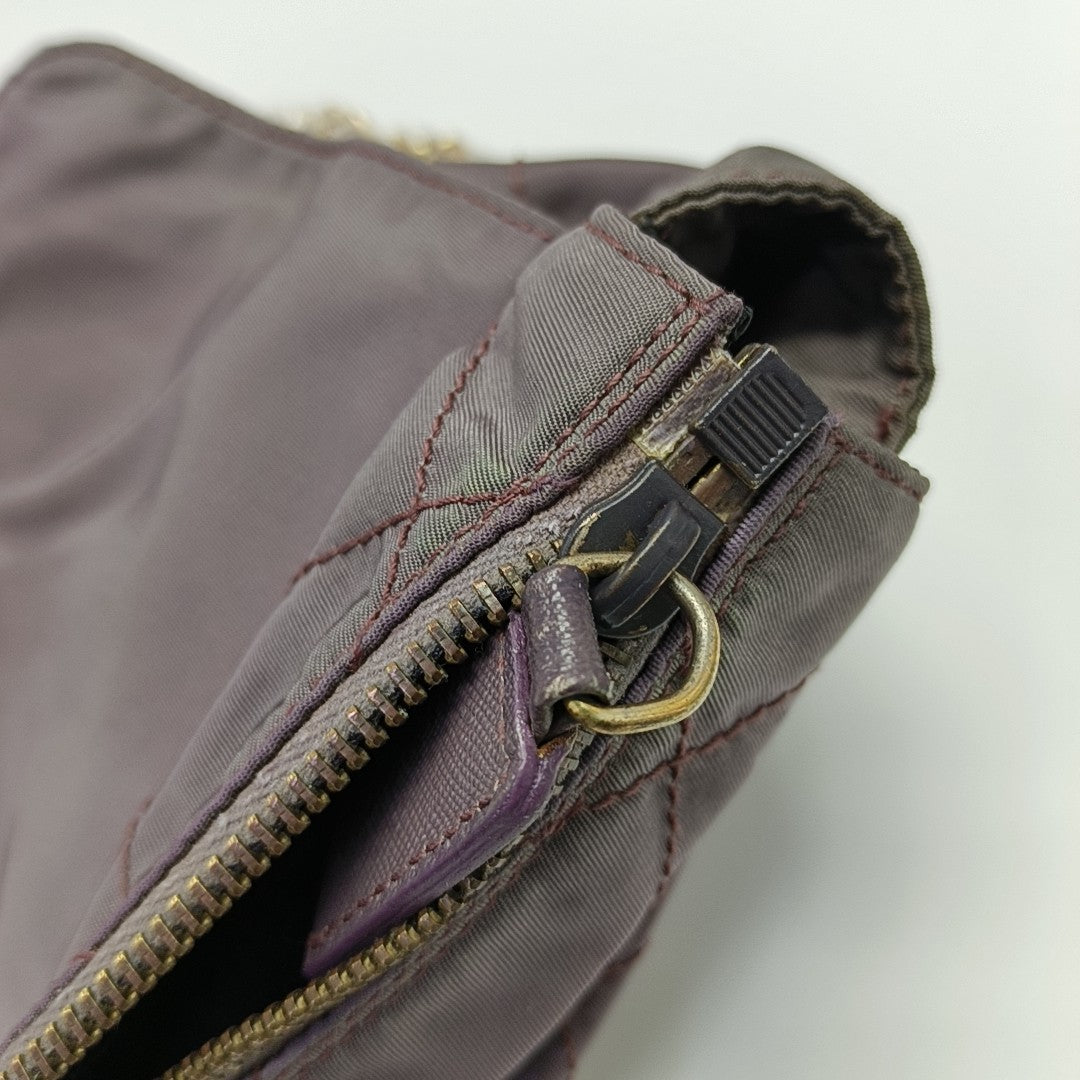 Quilted Nylon Purple