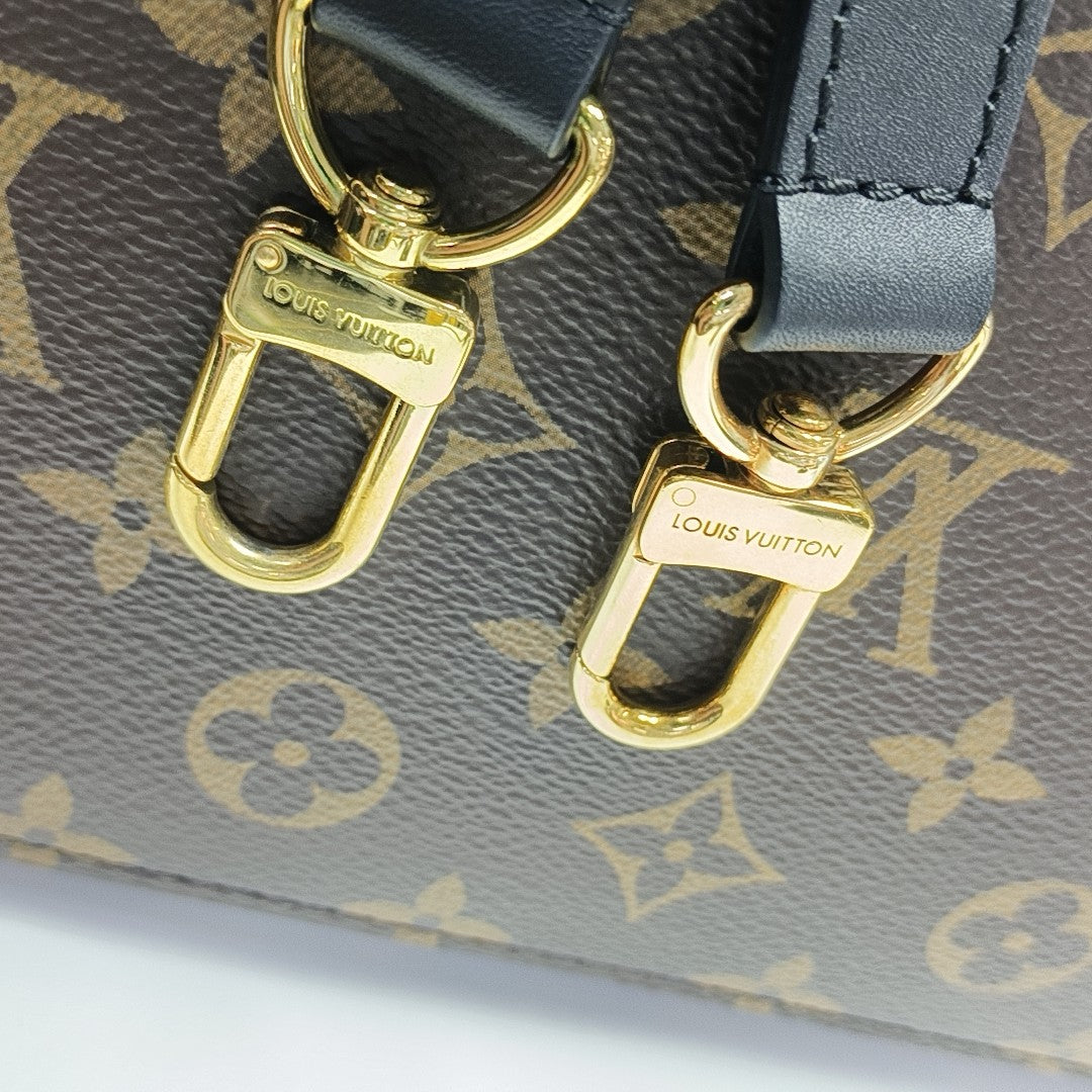 FLOWER Monogram Coated Canvas Brown