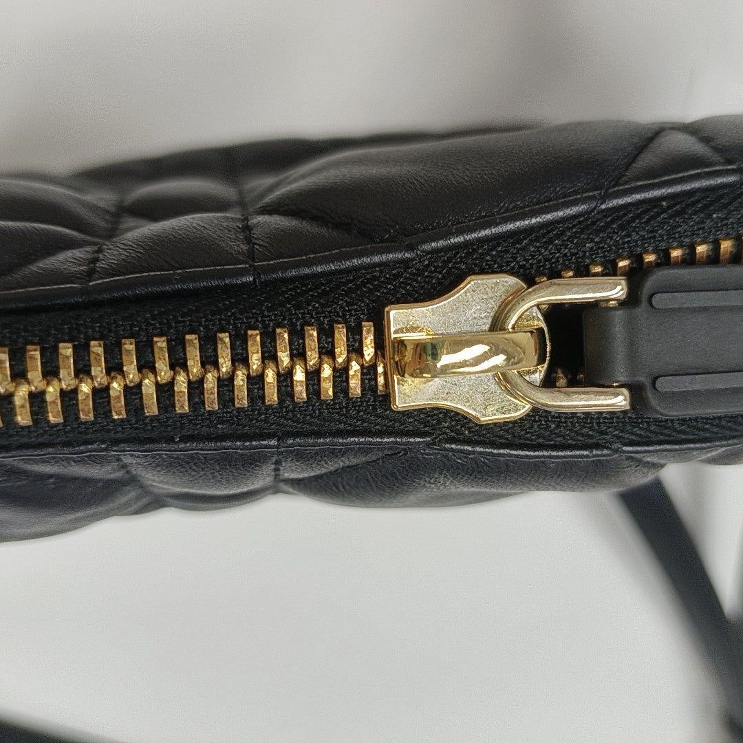 Dior Vibe Hobo Quilted Lambskin Black