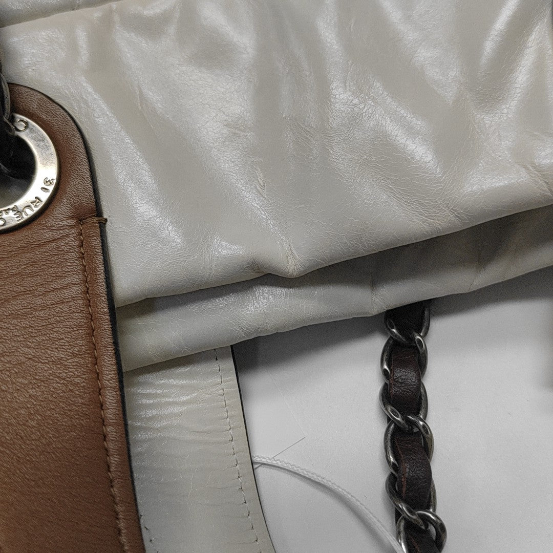 THE MIX Quilted Calfskin White