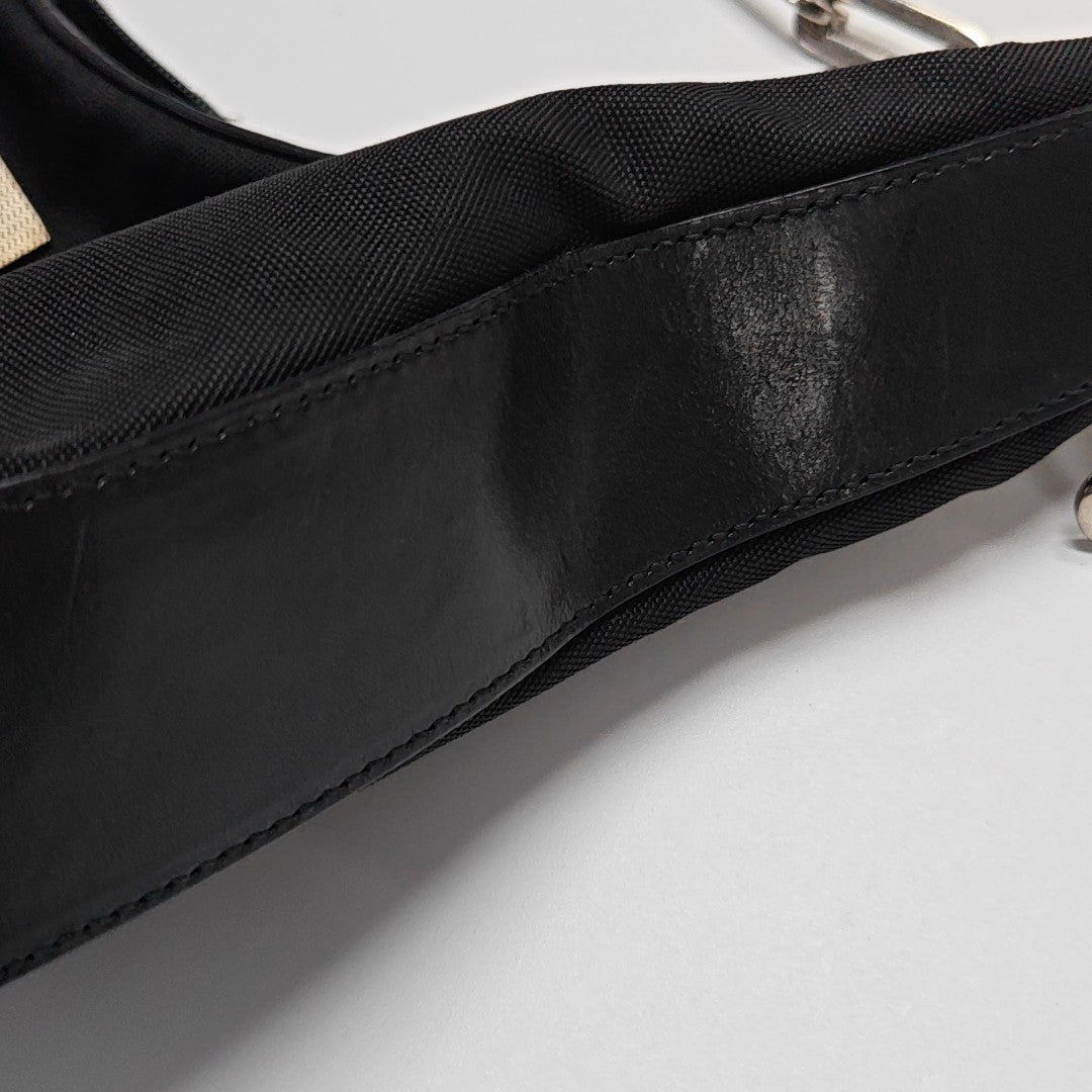 Canvas Shoulder Bag Black