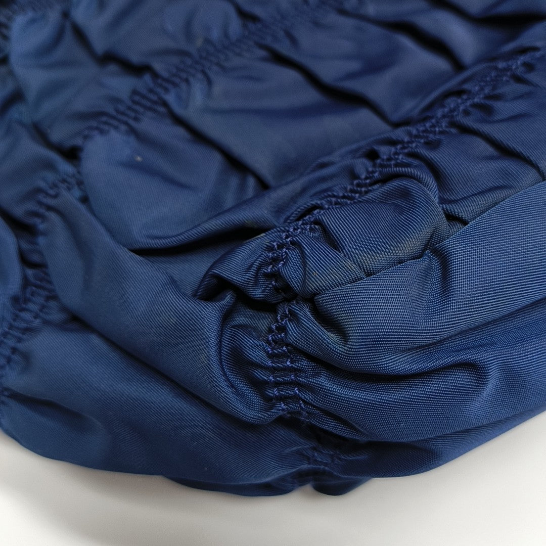 Gaufre Quilted Nylon Blue