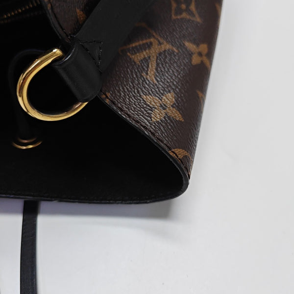 NÉONOÉ MM Monogram Coated Canvas Brown
