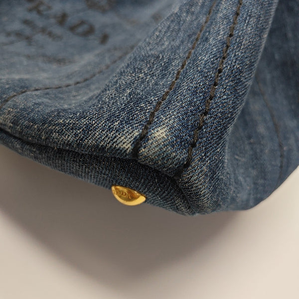 Denim Quilted Denim Blue