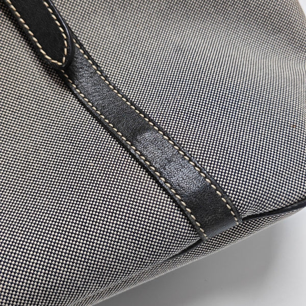 Fabric Shoulder Bag Gray