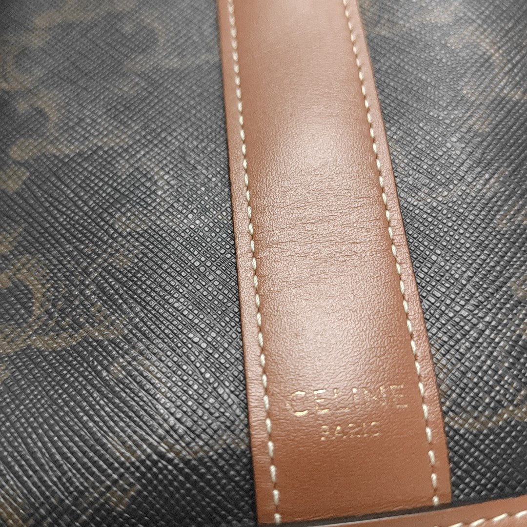 TRIOMPHE CANVAS Small Coated Canvas Brown