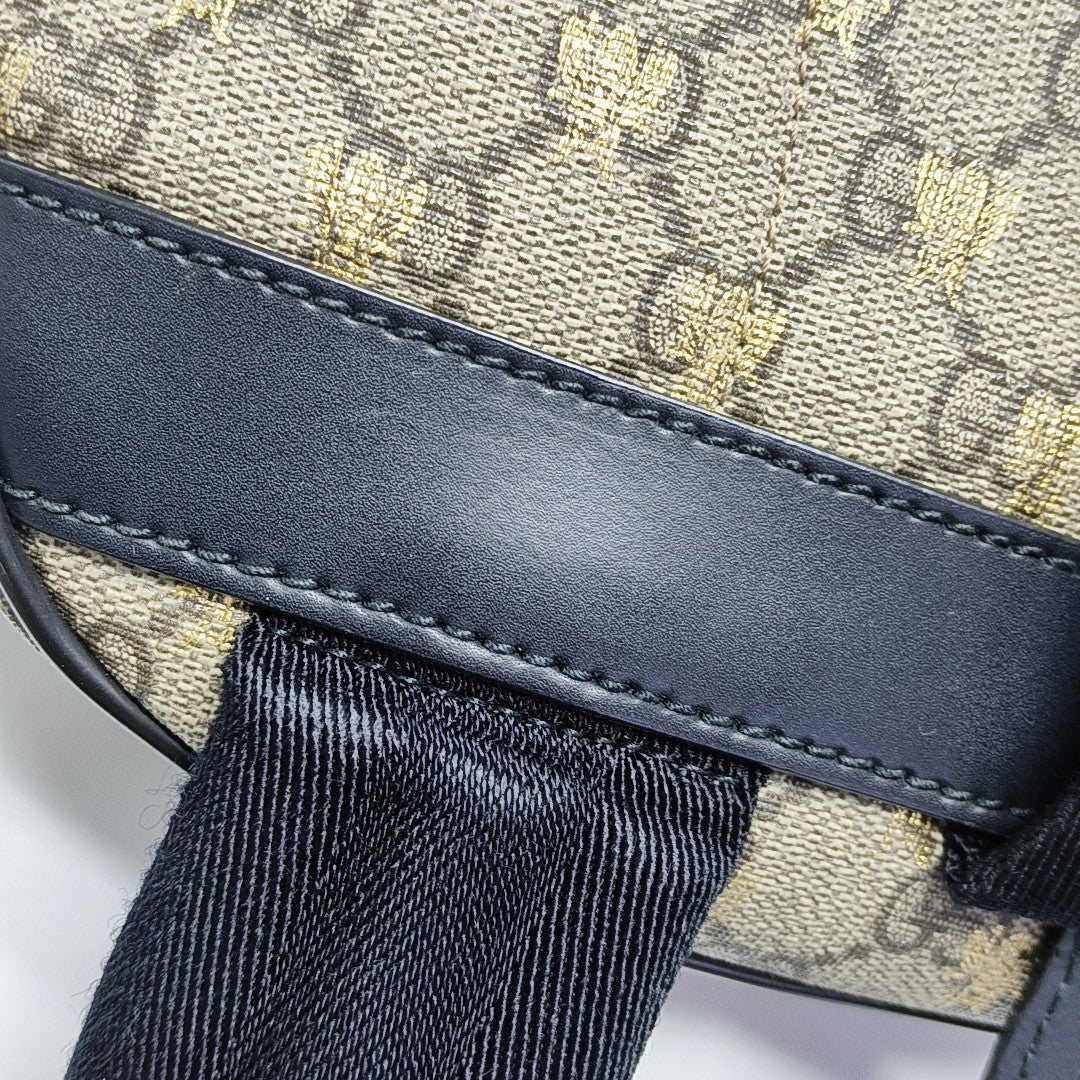 Eden Monogram Coated Canvas Beige