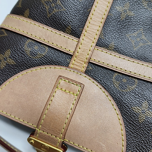 DUFFLE Monogram Coated Canvas Brown