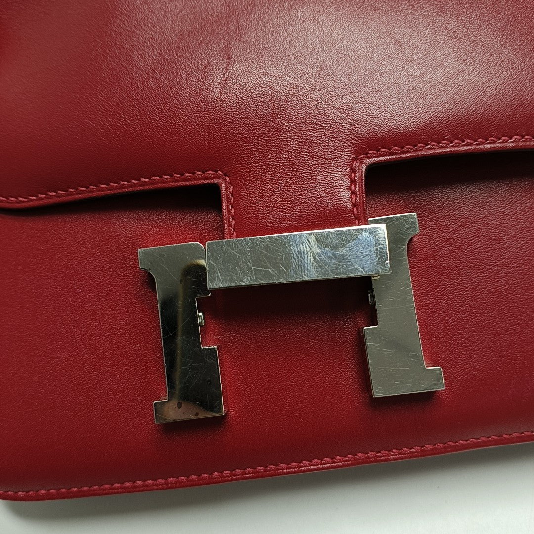 Constance 18 Box Calf Rojo
