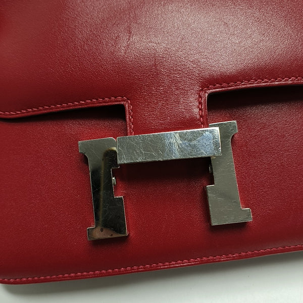 Constance 18 Box Calf Rojo