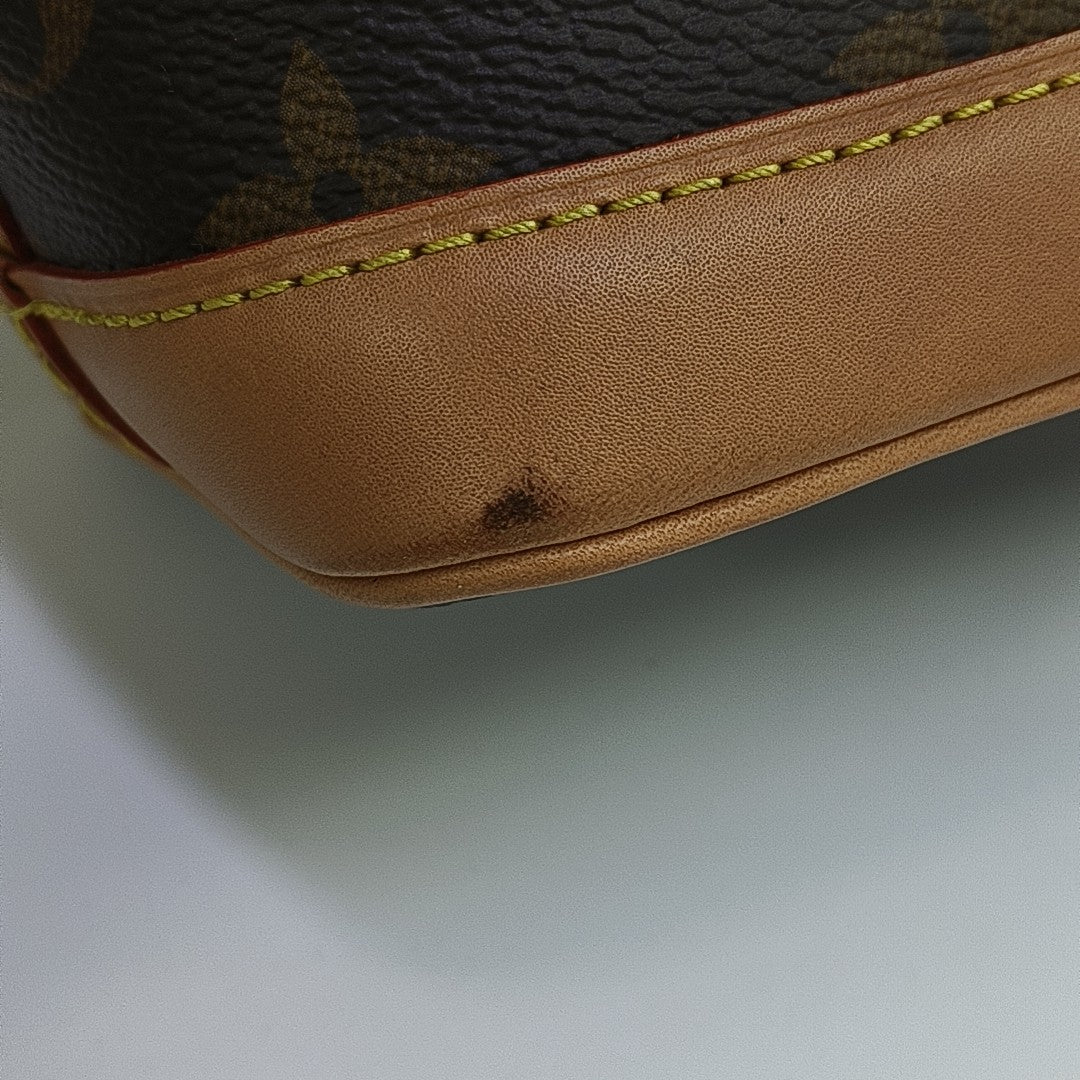 NOÉ Nano Monogram Coated Canvas Brown