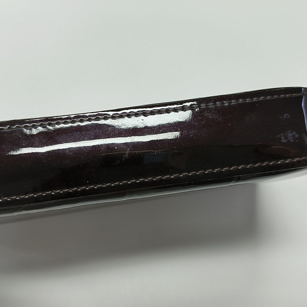 FÉLICIE Monogram Patent Leather Red