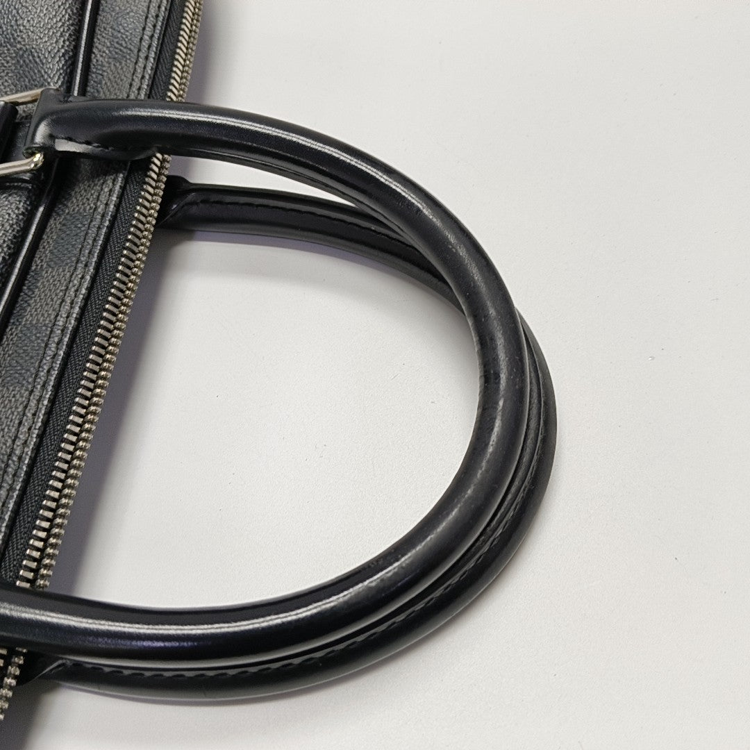 PORTE-DOCUMENTS Damier Graphite Coated Canvas Black