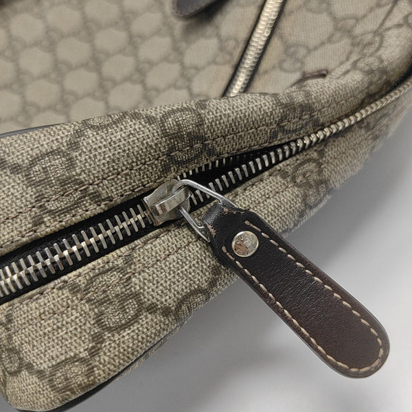 GG Supreme Monogram Coated Canvas Beige