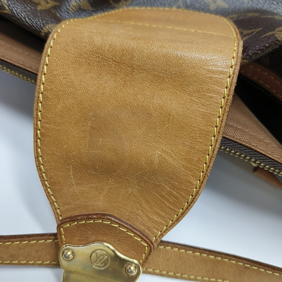 STRESA Monogram Coated Canvas Brown