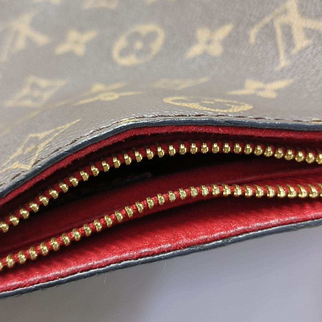 SURENE MM Monogram Coated Canvas Brown