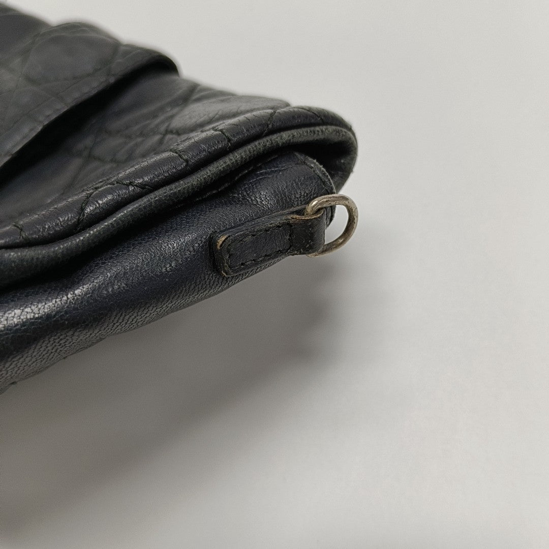 Authenticated pre-owned  Miss Dior Cannage Calfskin Black - Shoulder Bag at Looply