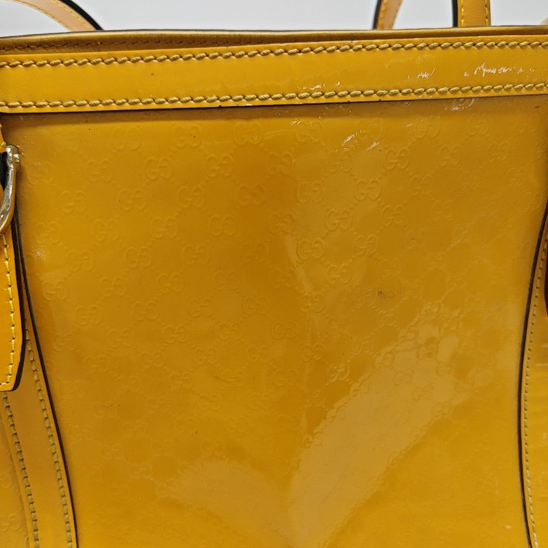 Microguccissima Monogram Calfskin Yellow
