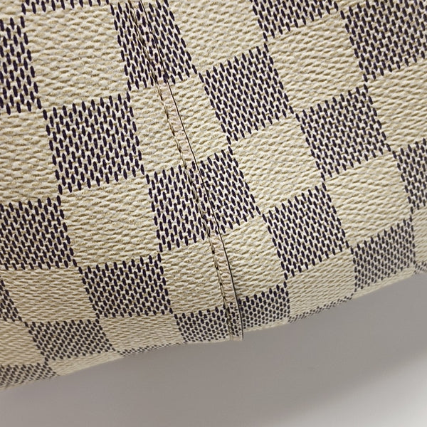 NÉONOÉ MM Damier Azur Coated Canvas White