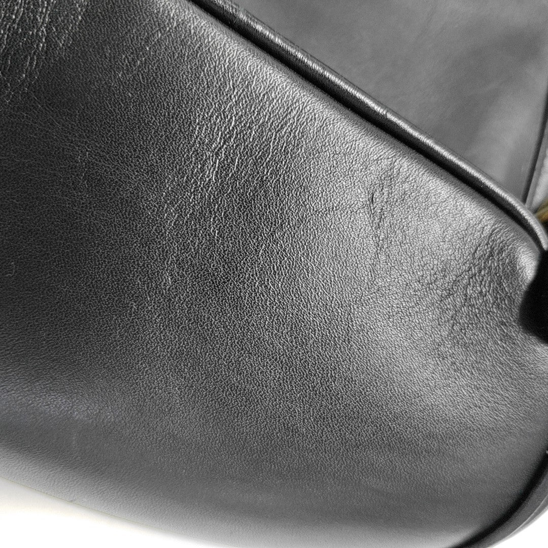Calfskin Backpack Black