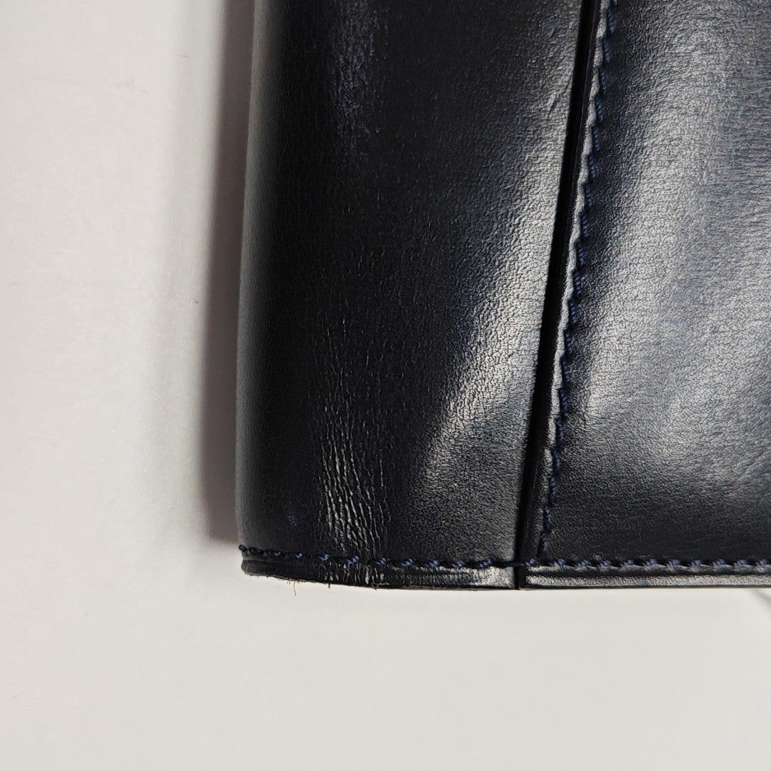 Calfskin Shoulder Bag Blue