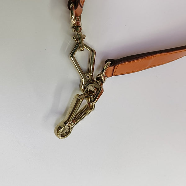 Calfskin Shoulder Bag Orange