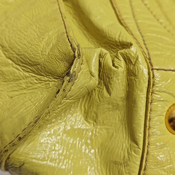 Calfskin Tote Bag Large Yellow