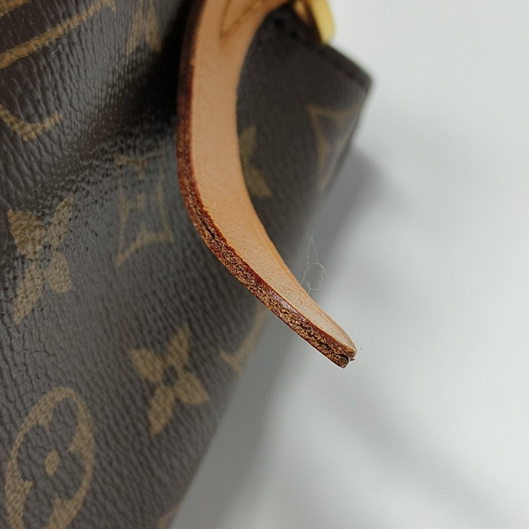MONTAIGNE BB Monogram Coated Canvas Brown