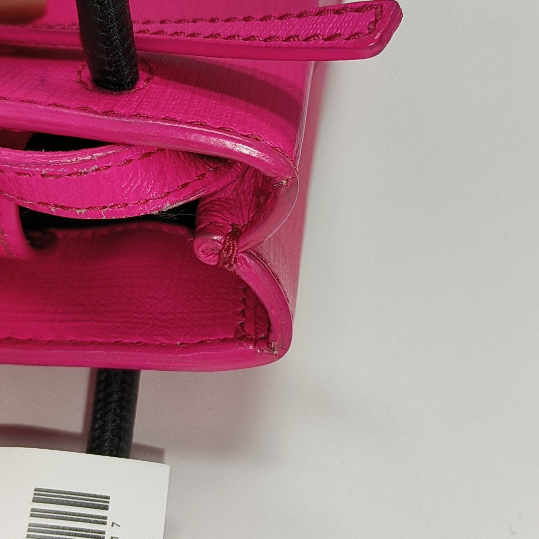 Shopping Bag Calfskin Red