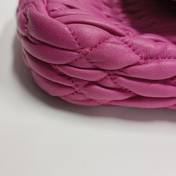 Crystal Quilted Lambskin Pink