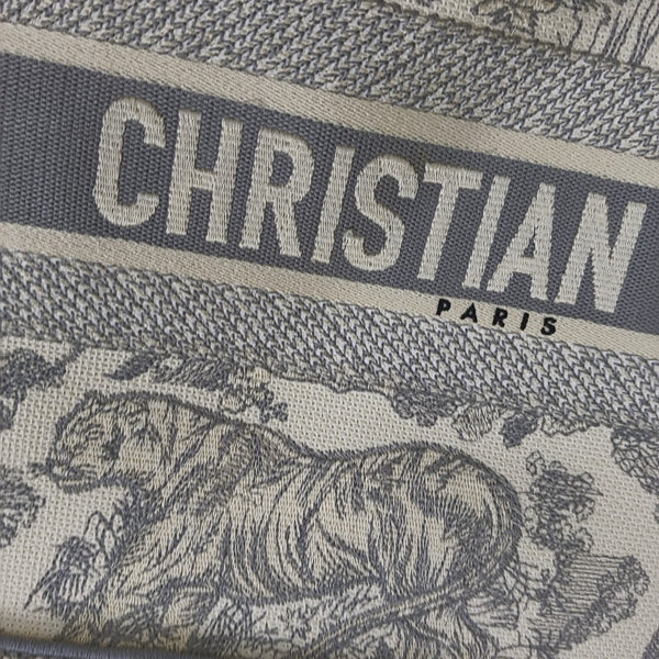 Book Tote Medium Canvas Gray