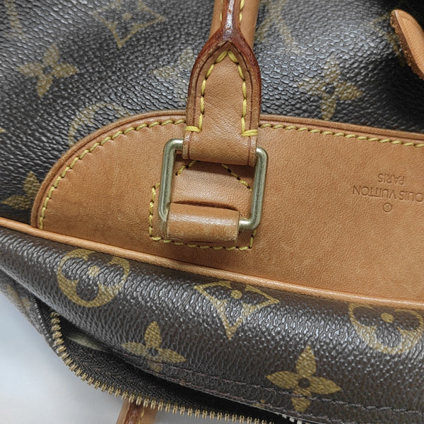 DEAUVILLE Monogram Coated Canvas Brown