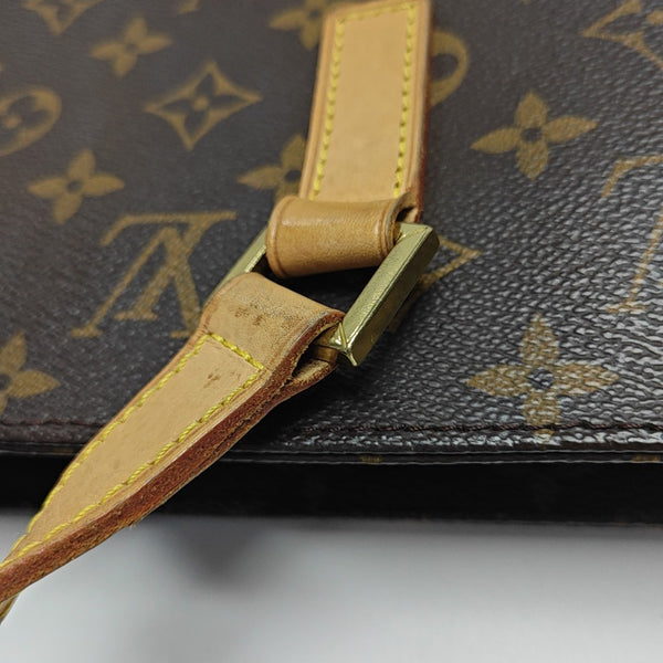 VINTAGE VAVIN GM Monogram Coated Canvas Brown