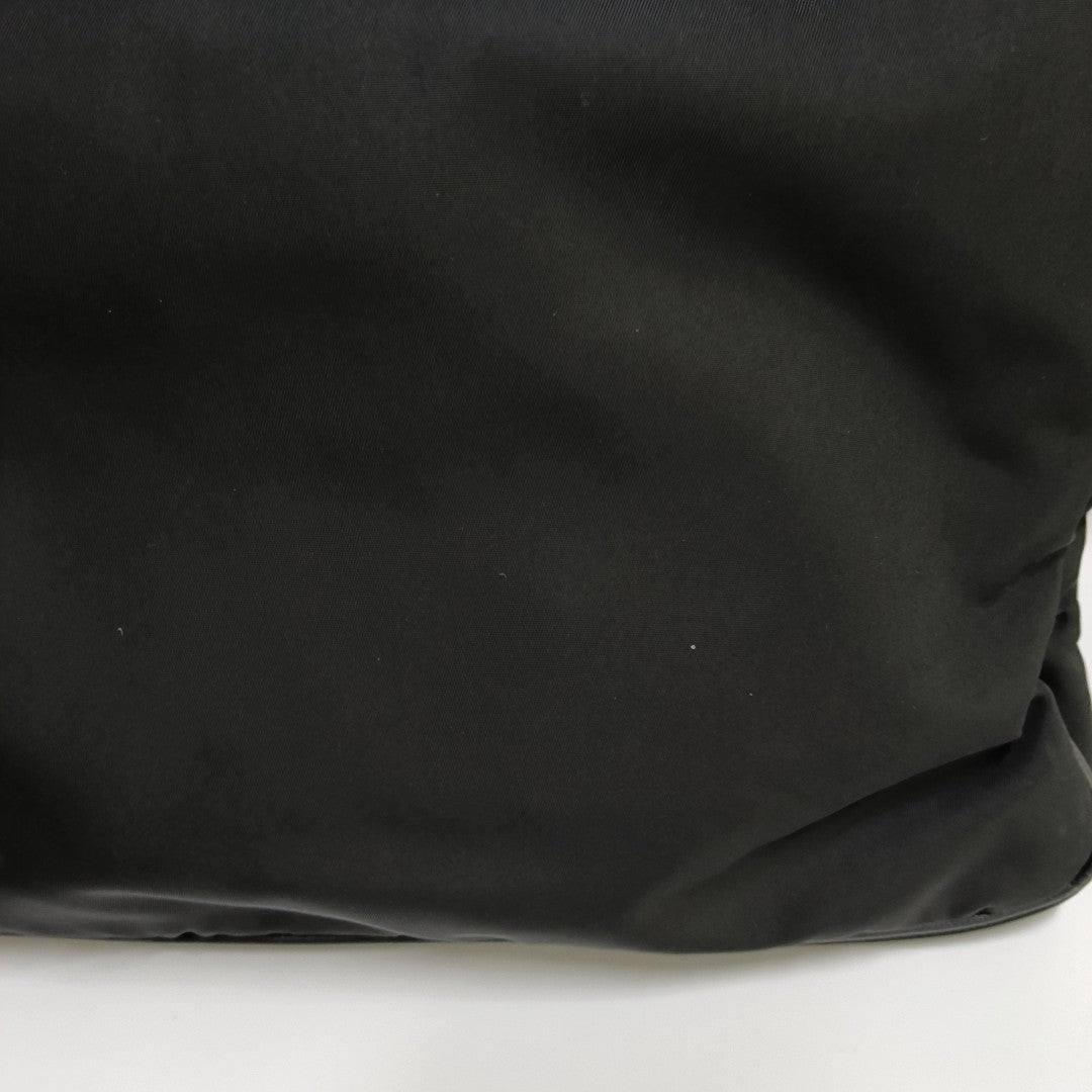 Bolso bandolera de nailon, nailon negro