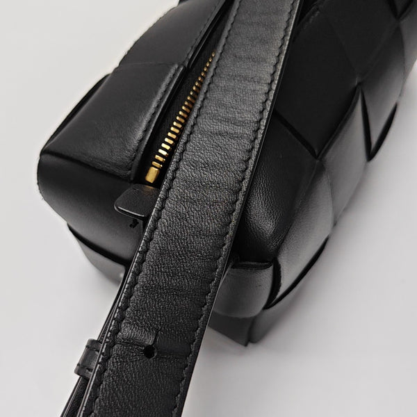 Brick Cassette Small Lambskin Black