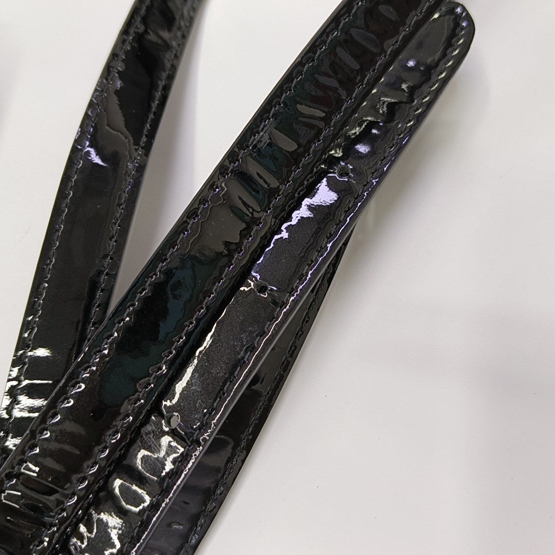 Karligraphy Patent Leather Black