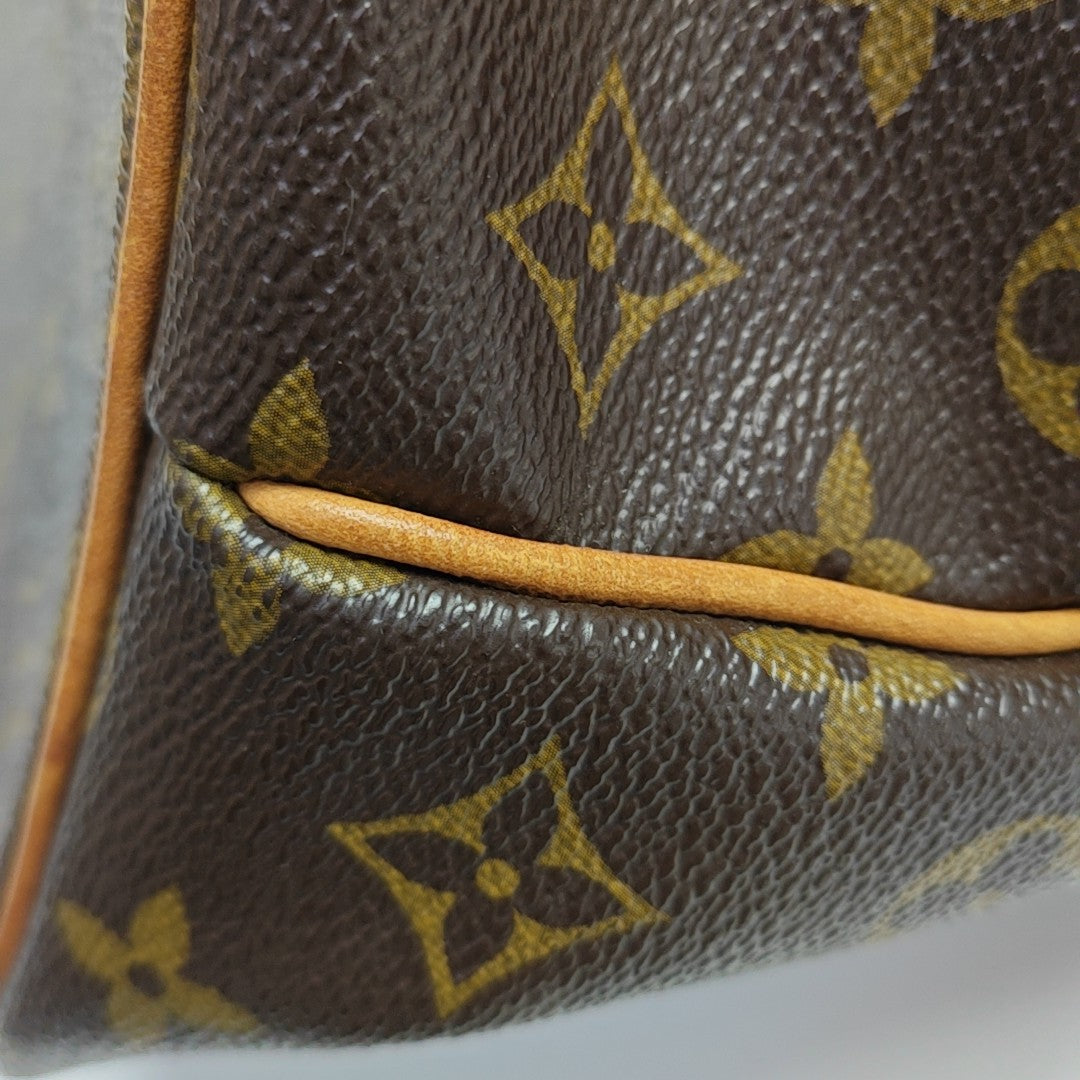 PALERMO PM Monogram Coated Canvas Brown
