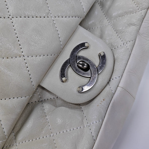 Quilted Calfskin Shoulder Bag Green
