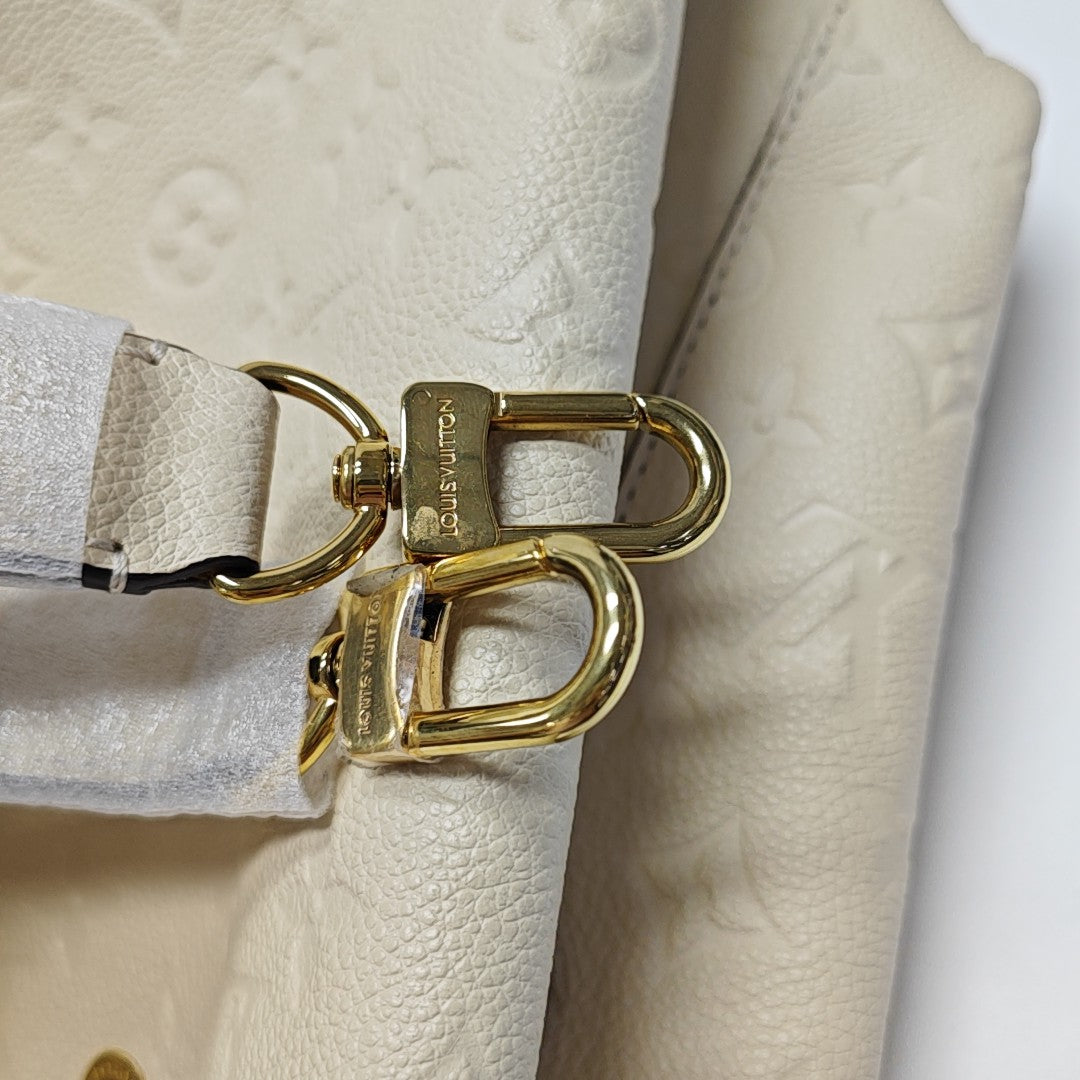 NÉONOÉ MM Monogram Calfskin White