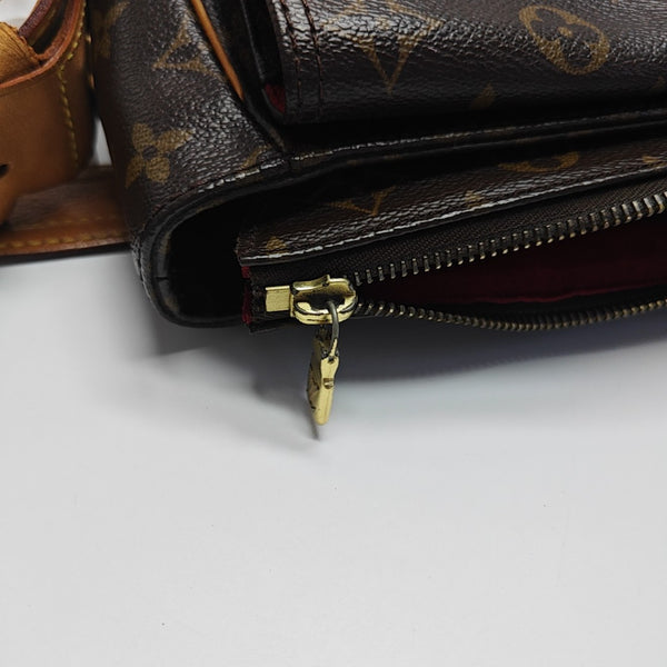 VIVA CITE Monogram Coated Canvas Brown
