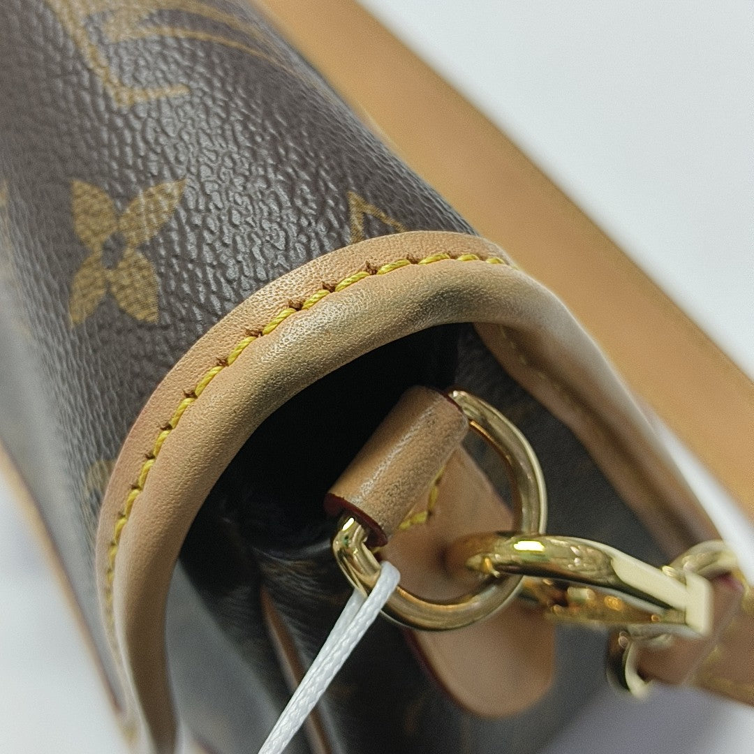 DIANE Monogram Coated Canvas Brown