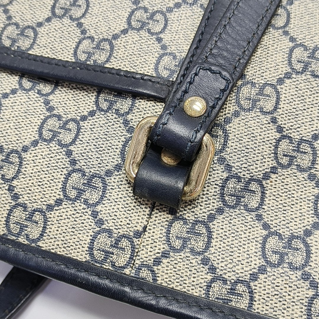 Monogram Coated Canvas Top Handle Bag Beige