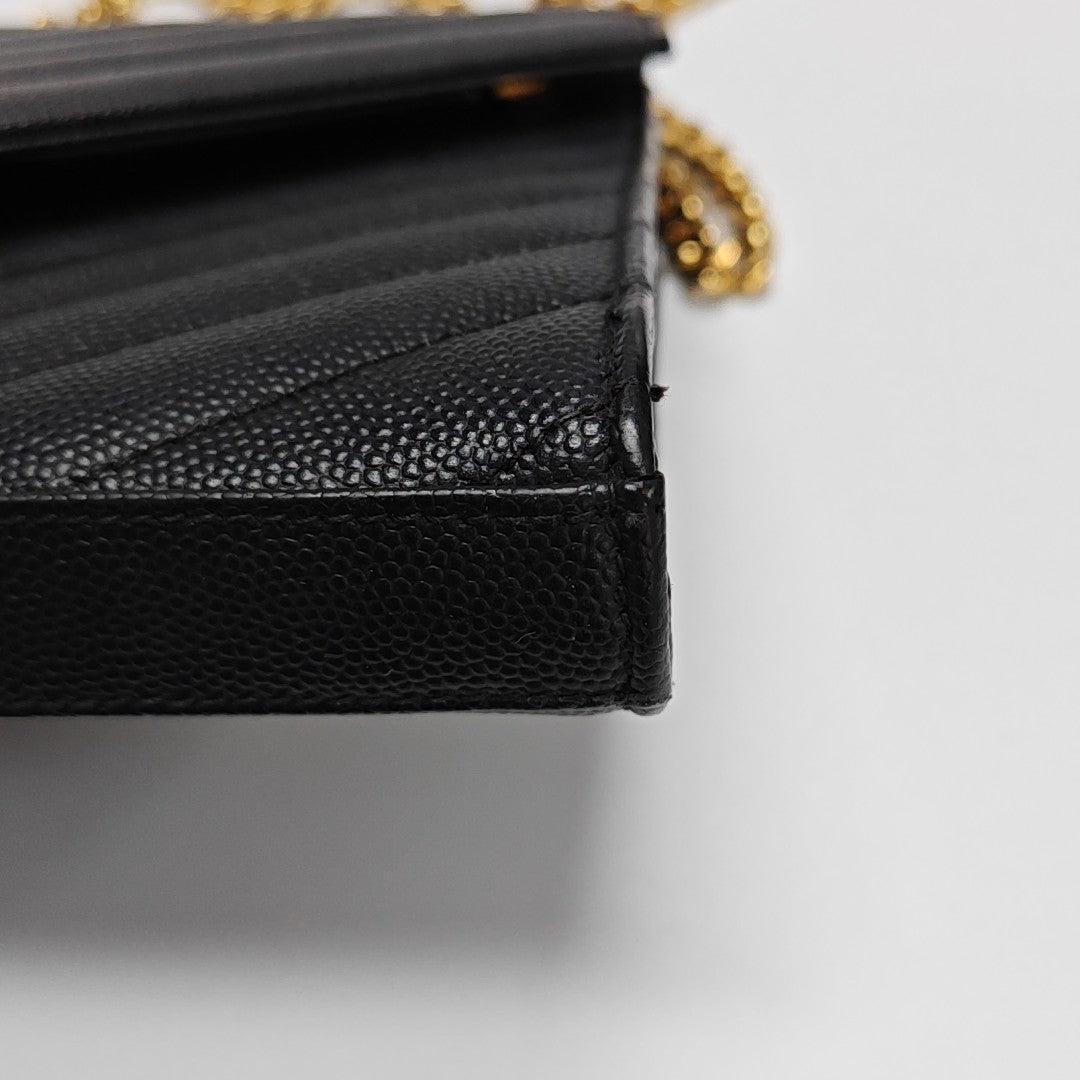MONOGRAM Medium Quilted Calfskin Black