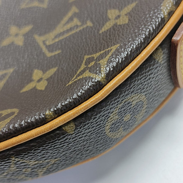 CROISSANT PM Monogram Coated Canvas Brown